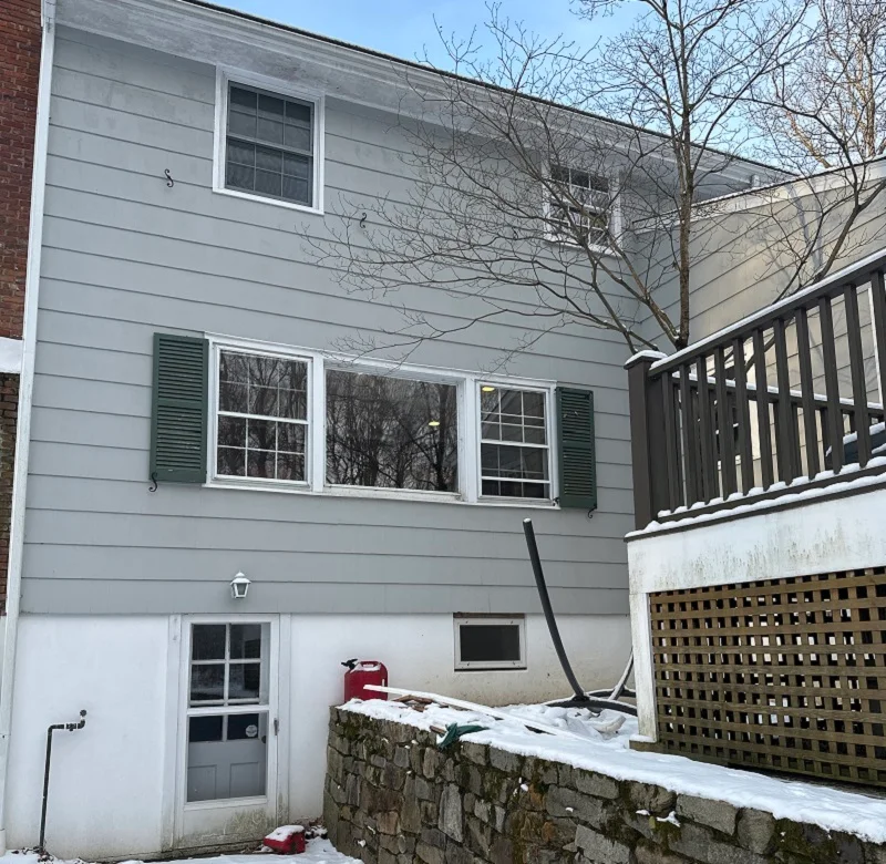 All the storm window on this house will be removed